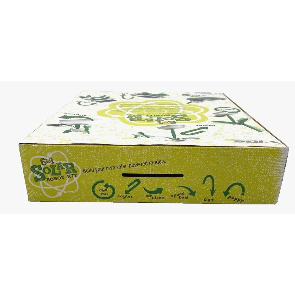 Solar Robot Kit 6 Toys in 1 by VIBE Essential  STEM Homeschool NEW in Sealed Box